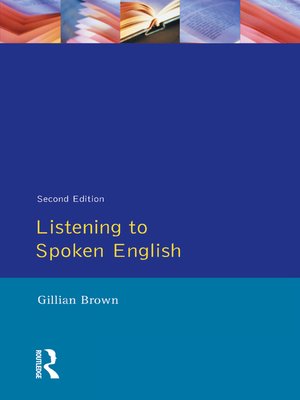 cover image of Listening to Spoken English